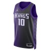 Män Sacramento Kings Tröja Domantas Sabonis Jordan 2023-24 Statement Edition Lila Swingman